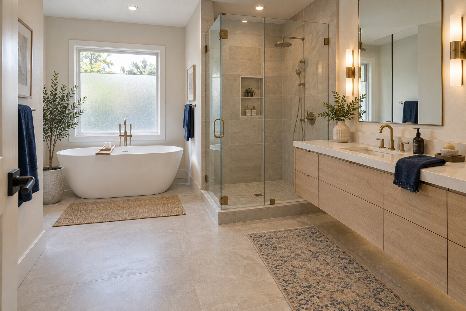 Full bathroom remodel example
